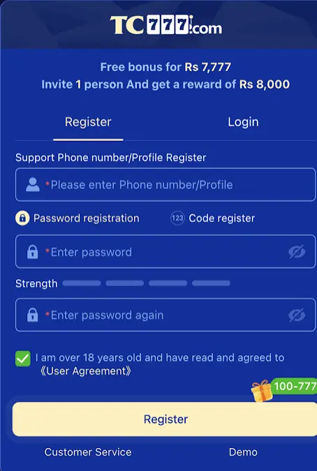 tc777 register